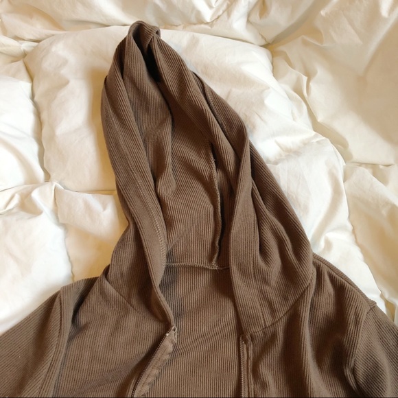 🍄y2k brown jacket crop top🍄 - Picture 3 of 3